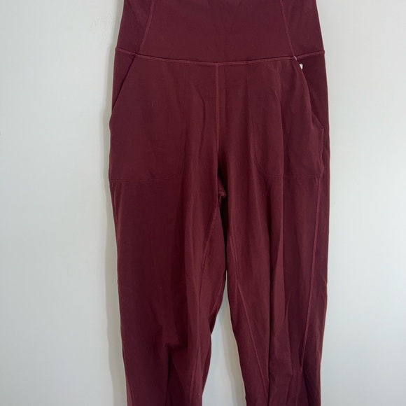 Lululemon Align High-Rise Cropped Jogger - Mulled Wine sz 6 - Picture 11 of 16